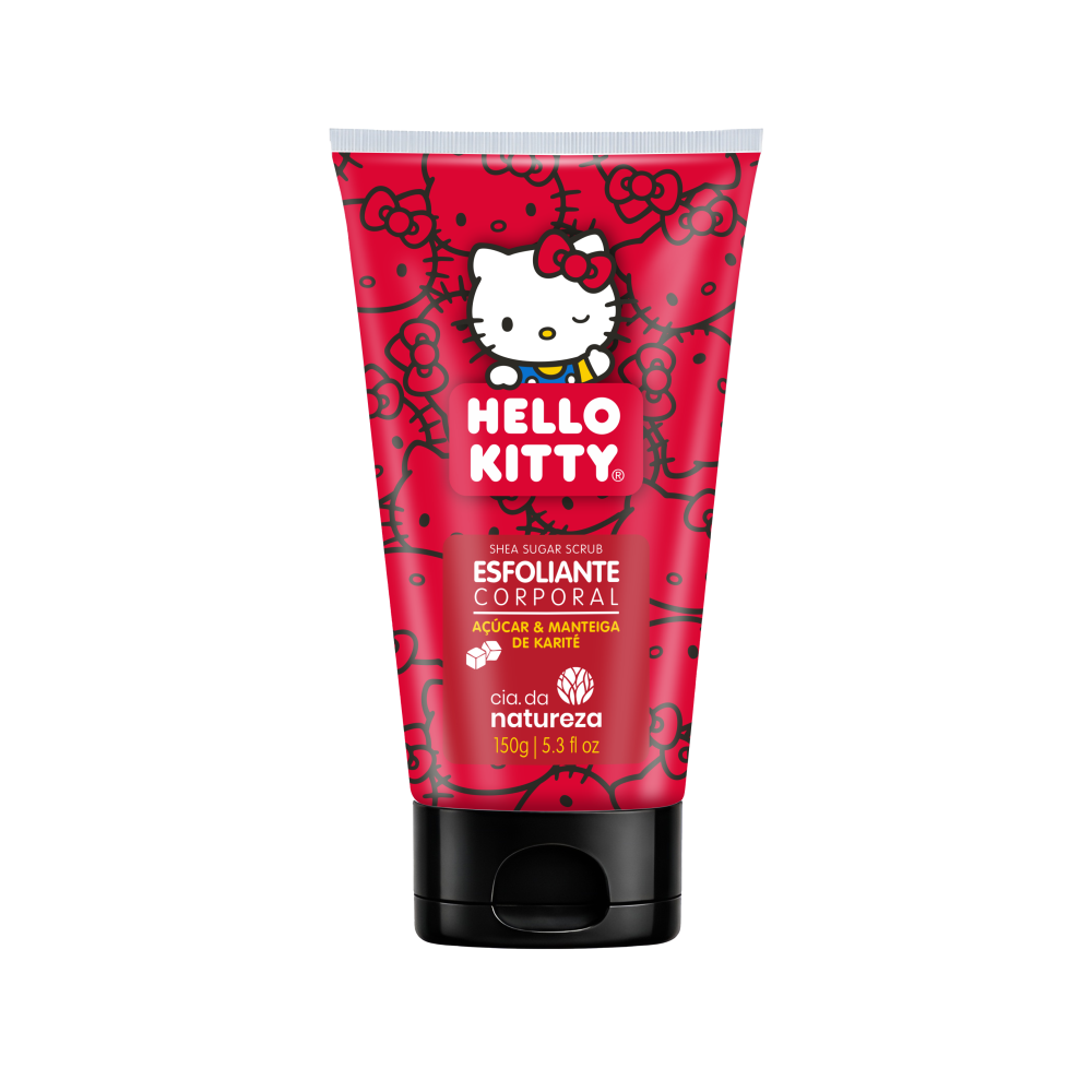 Esfoliante Hello Kitty Cia Da Natureza 150g