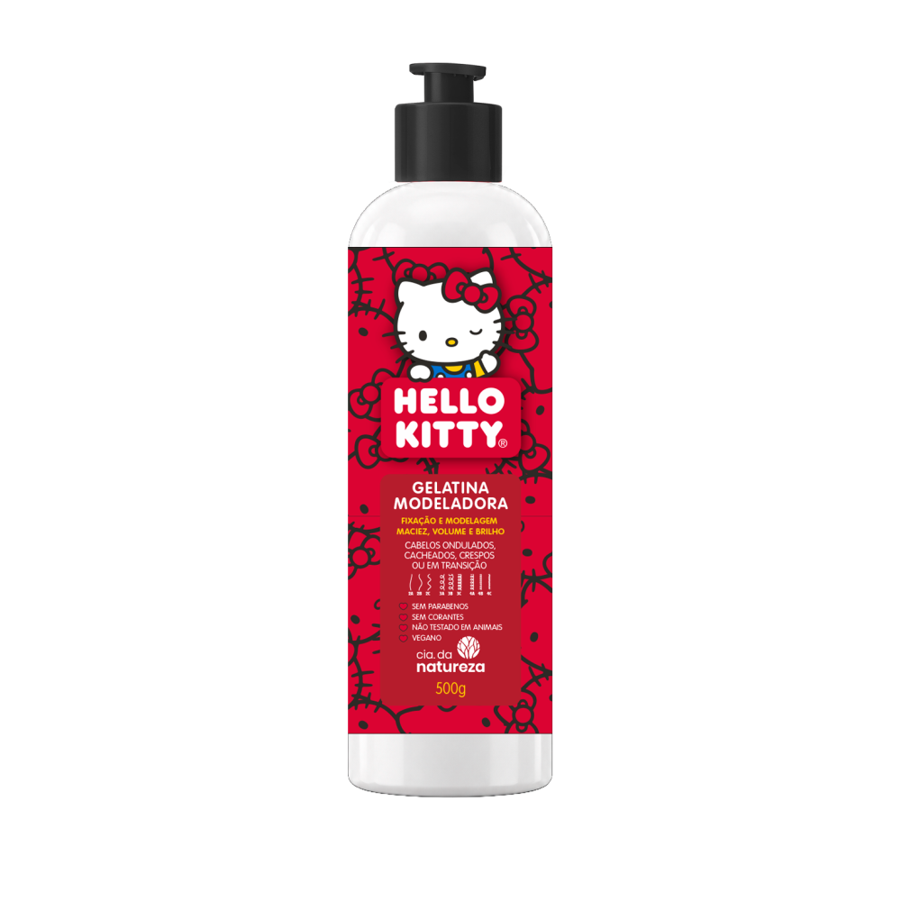 Gelatina Hello Kitty Cia Da Natureza 500g Modeladora