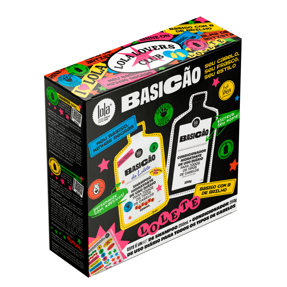 Kit Basicão Lola Shampoo + Condicionador 250ml + 250g