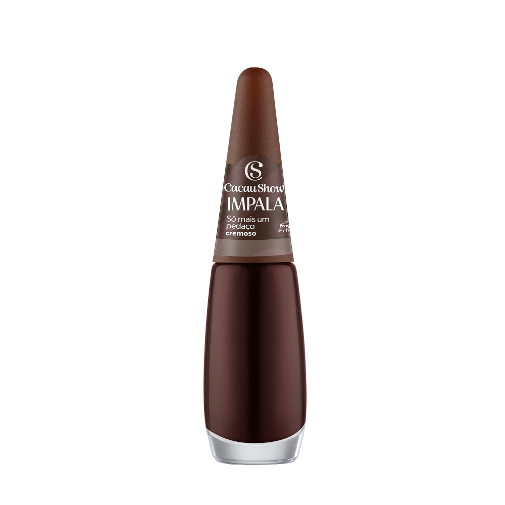 Esmalte Cacau Show Impala Com 6 Unidades Cremoso Só Mais Um Pedaço Ref. 1093