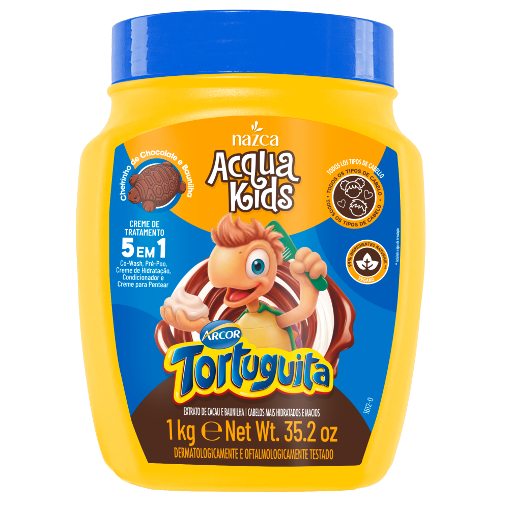 Creme Hidratante Acqua Kids Nazca 1kg Tortuguita