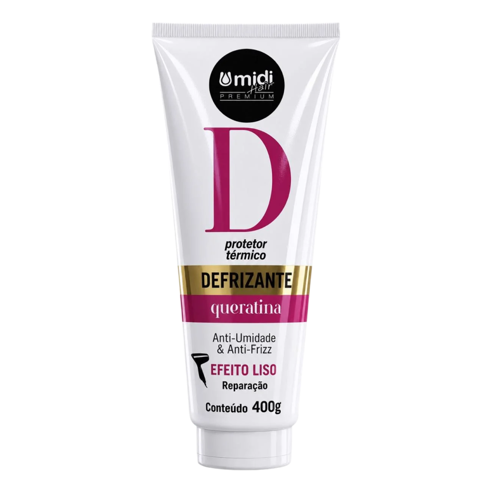 Defrizante Premium Umidi Hair 400g Queratina Protetor Térmico