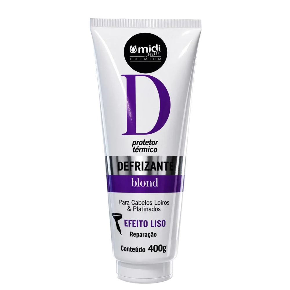 Defrizante Premium Umidi Hair 400g Blond Protetor Térmico