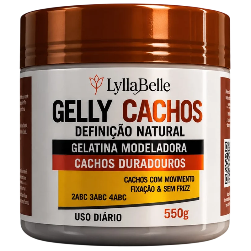 Gelatina Lylla Belle 550g Gelly Definição Natural
