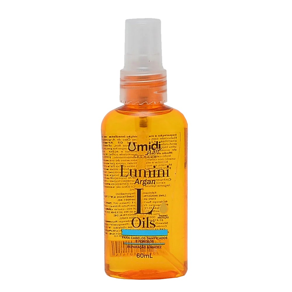 Óleo Capilar Umidi Hair Premium Lumini Argan 60ml