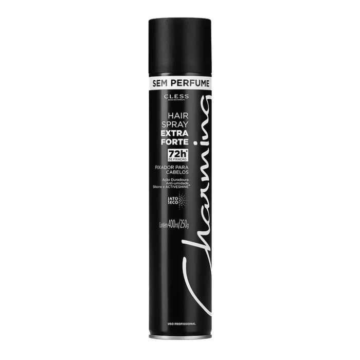Hair Spray Cless Charming Extra Forte Sem Perfume 400ml