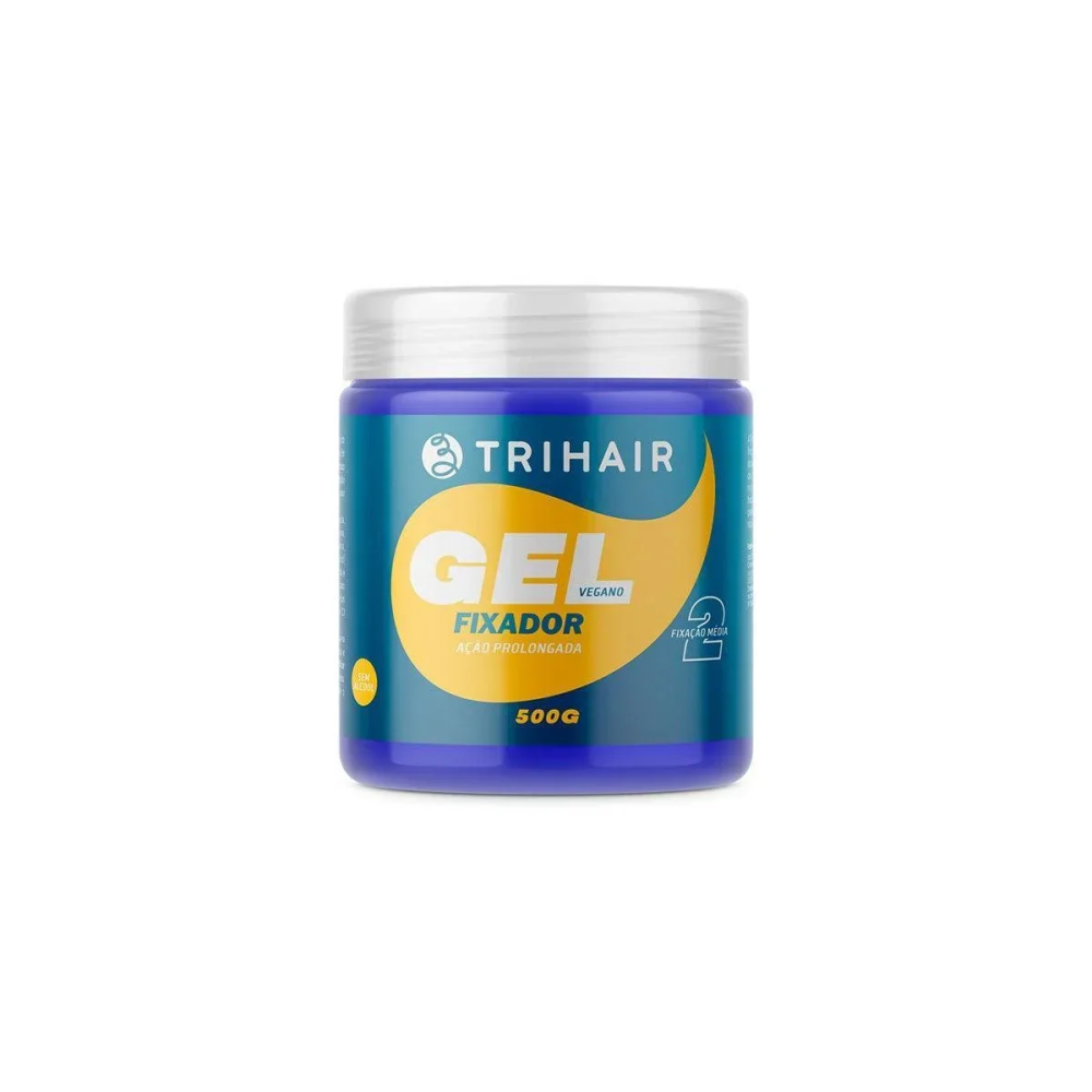 Gel Trihair 500g Fixador Azul