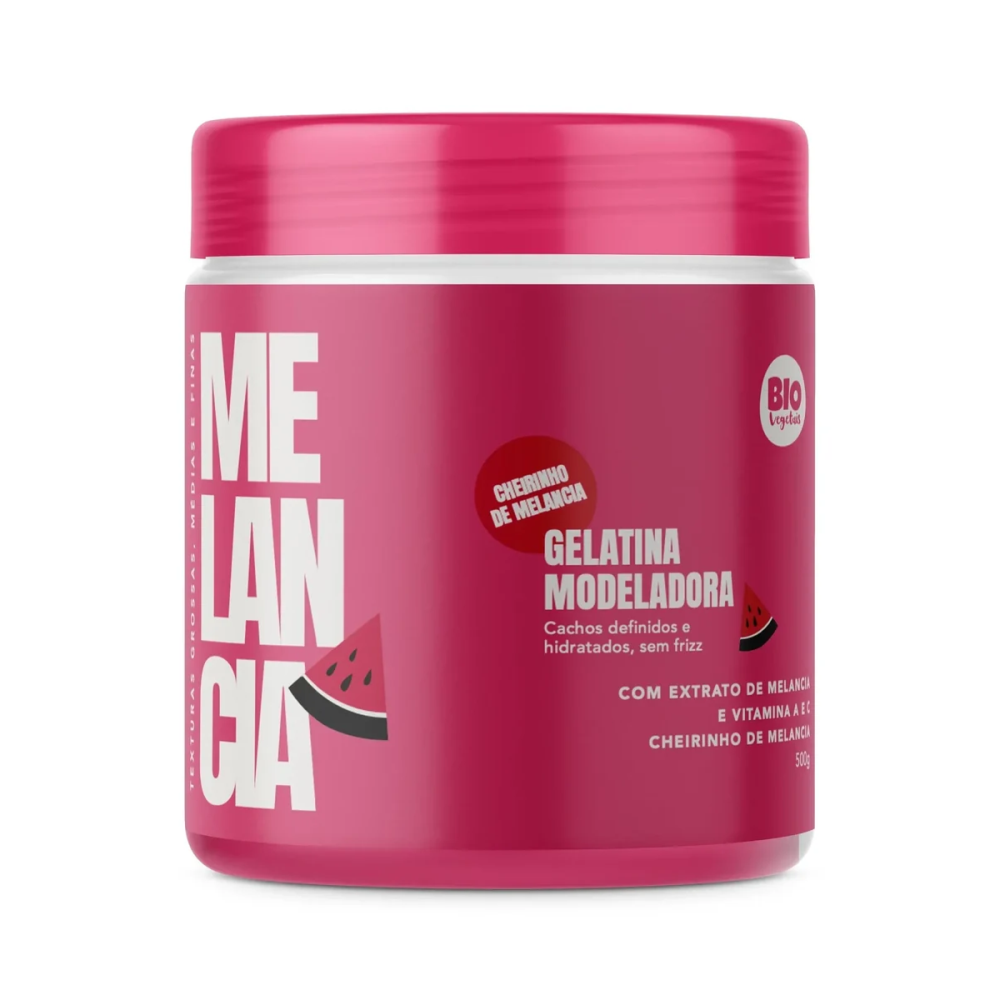 Gelatina Bio Vegetais Trihair 500g Mais Brilho Melância
