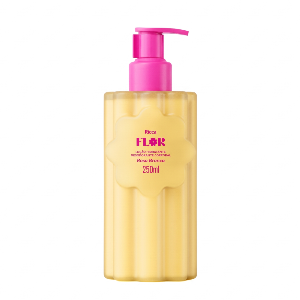 Hidratante Corporal Ricca Belliz 250ml Flor Rosa Branca Ref. 2936