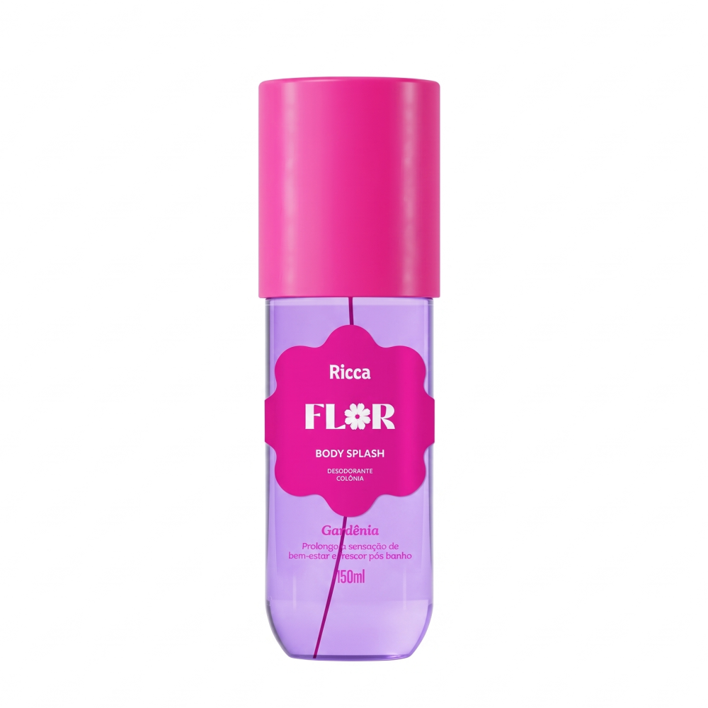 Body Splash Ricca Belliz 150ml Flor Gardênia Ref. 2943