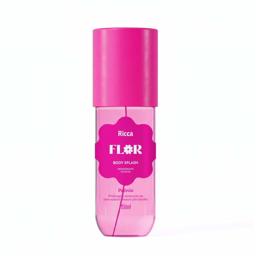 Body Splash Ricca Belliz 150ml Flor Peônia Ref. 2944