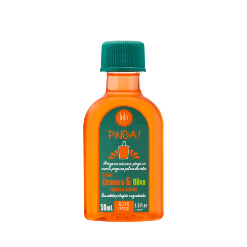 Óleo Capilar Pinga Lola 50ml Cenoura e Oliva