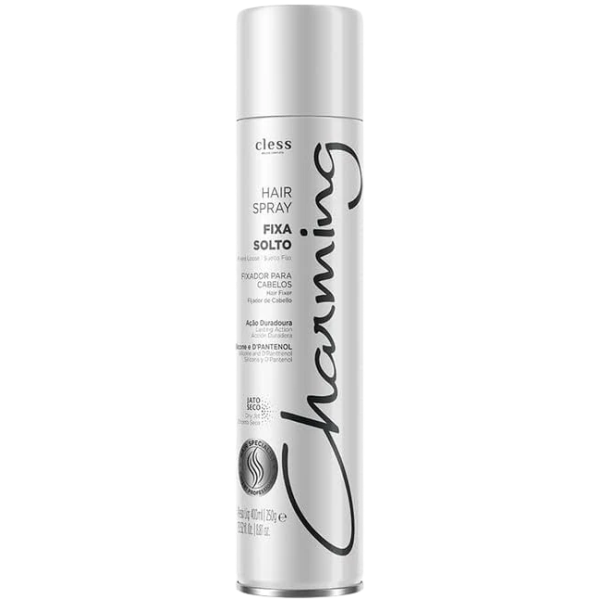 Hair Spray Cless Charming Fixa Solto 400ml