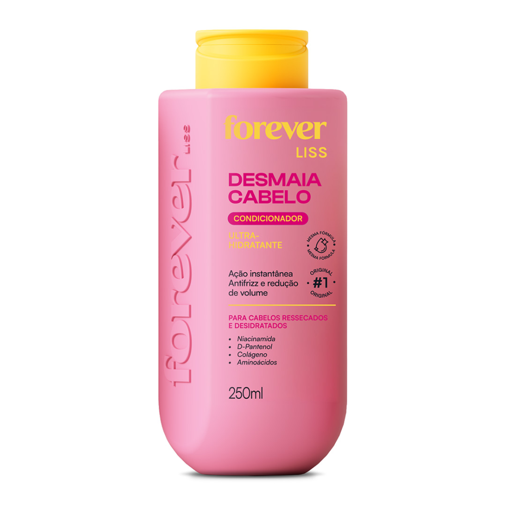 Condicionador Forever Liss 250ml Desmaia Cabelo Ultra Hidratante