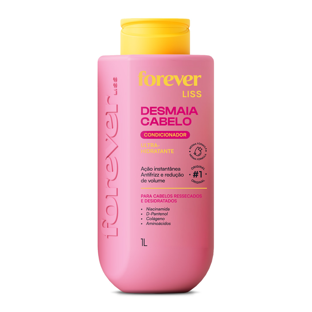 Condicionador Forever Liss 1L Desmaia Cabelo Ultra Hidratante