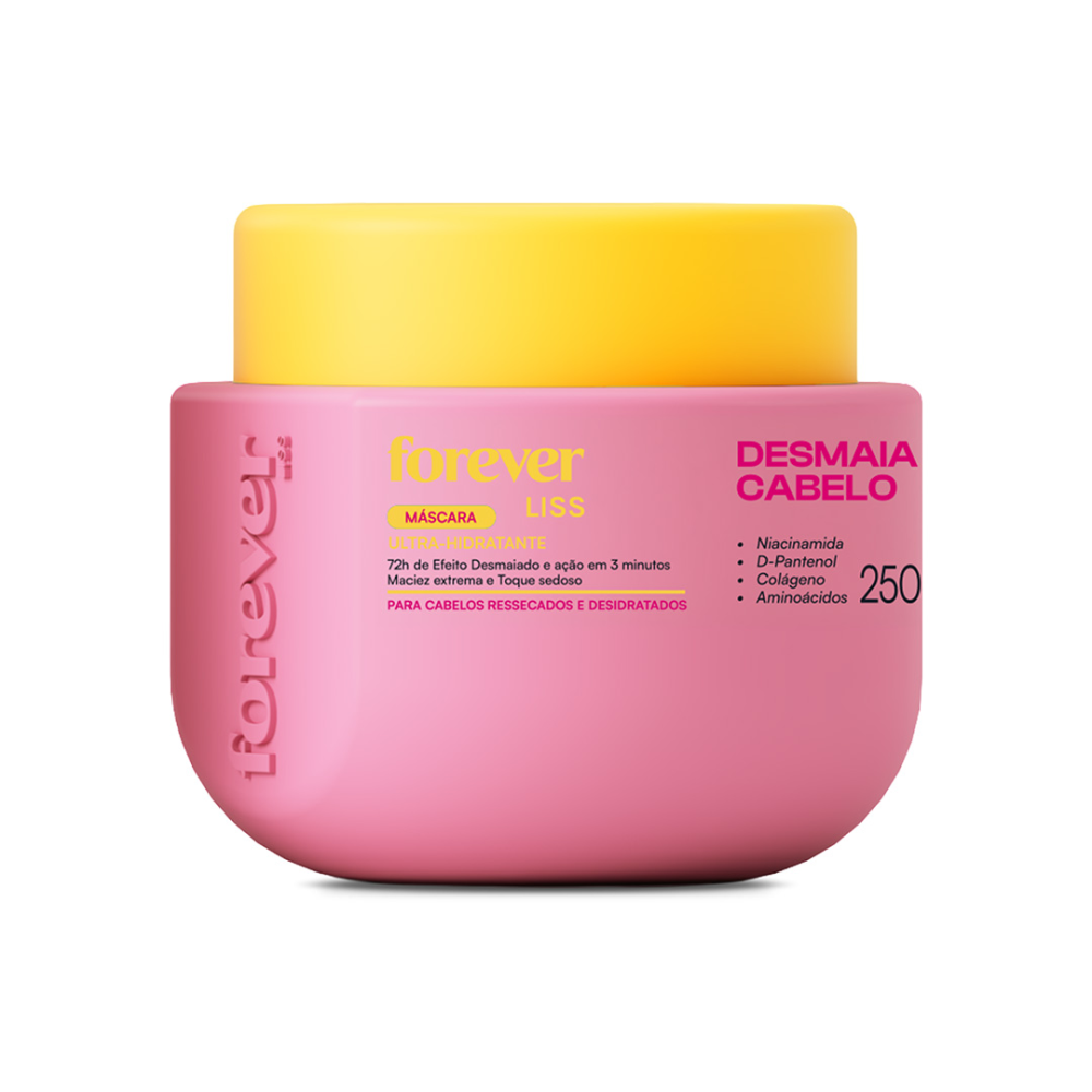 Máscara Forever Liss 250g Desmaia Cabelo Ultra Hidratante