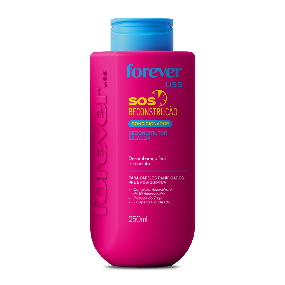 Condicionador Forever Liss 250ml S.O.S Reconstrução
