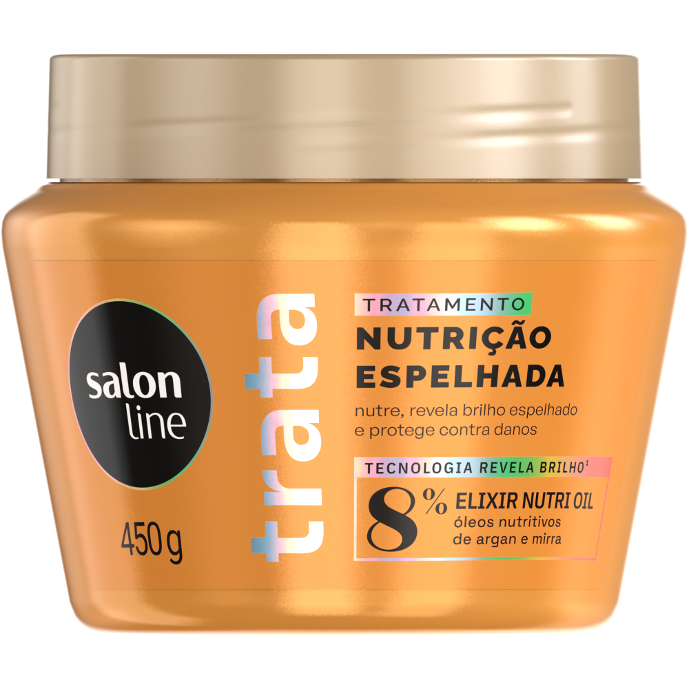 Máscara Salon Line 450g Trata Nutrição Espelhada