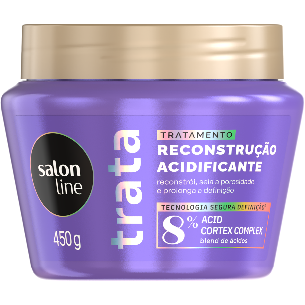 Máscara Salon Line 450g Trata Reconstrução Acidificante
