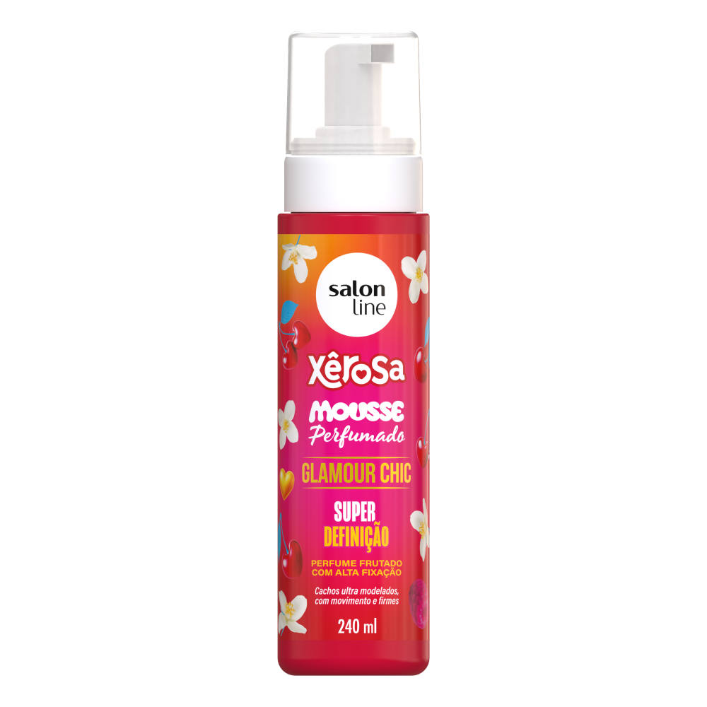Mousse Capilar Salon Line 240ml Xêrosa Glamour Chic