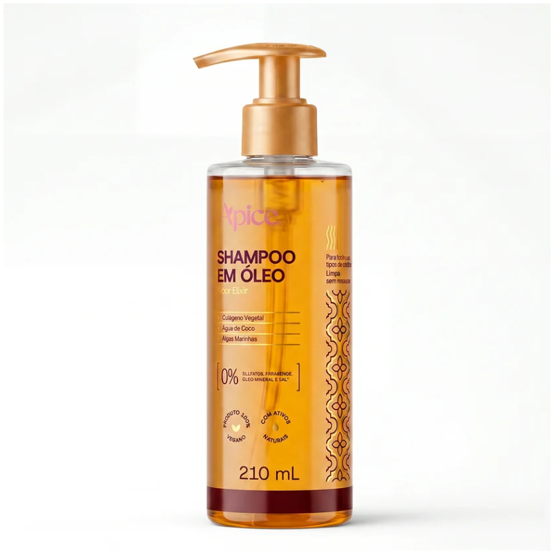 Shampoo em Óleo Elixir Apice 210ml