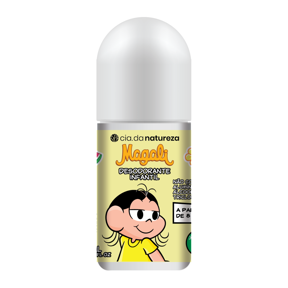 Desodorante Roll-On Turma da Mônica Cia Da Natureza 65ml Magali