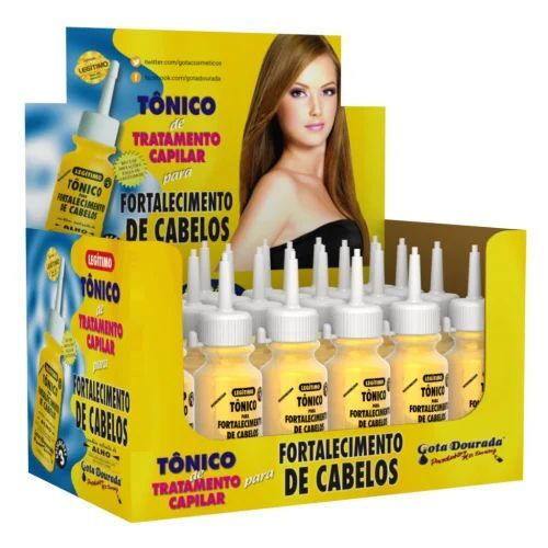 Display Tônico Gota Dourada Fortalecimento 30ml (24 Unidades)