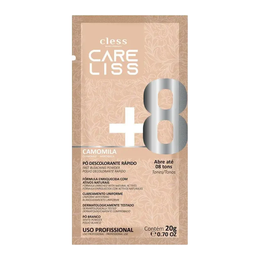 Pó Descolorante Cless Care Liss Camomila 20G
