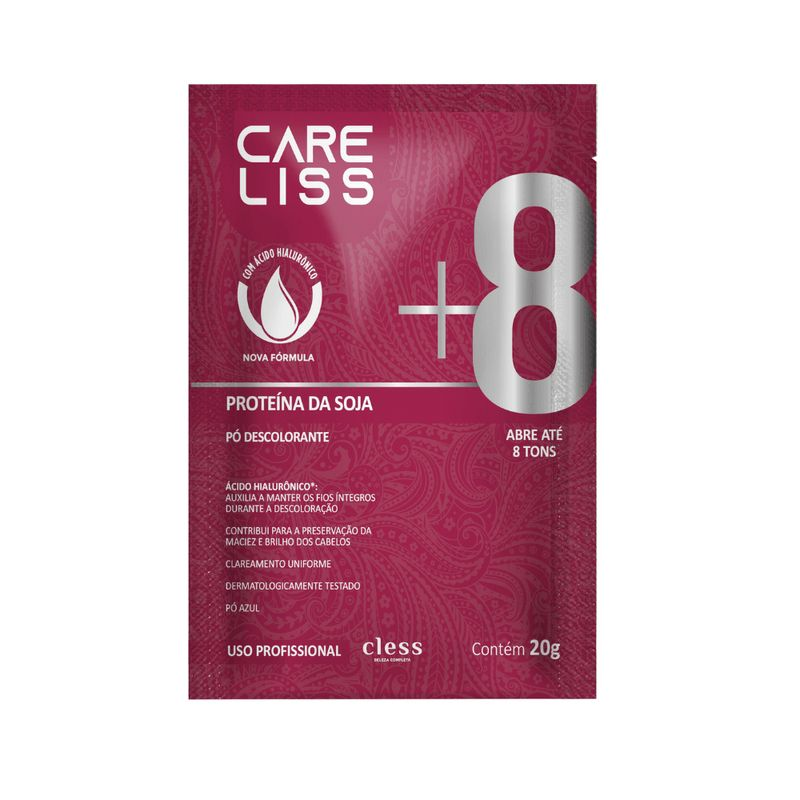 Pó Descolorante Cless Care Liss Proteína da Soja 20g