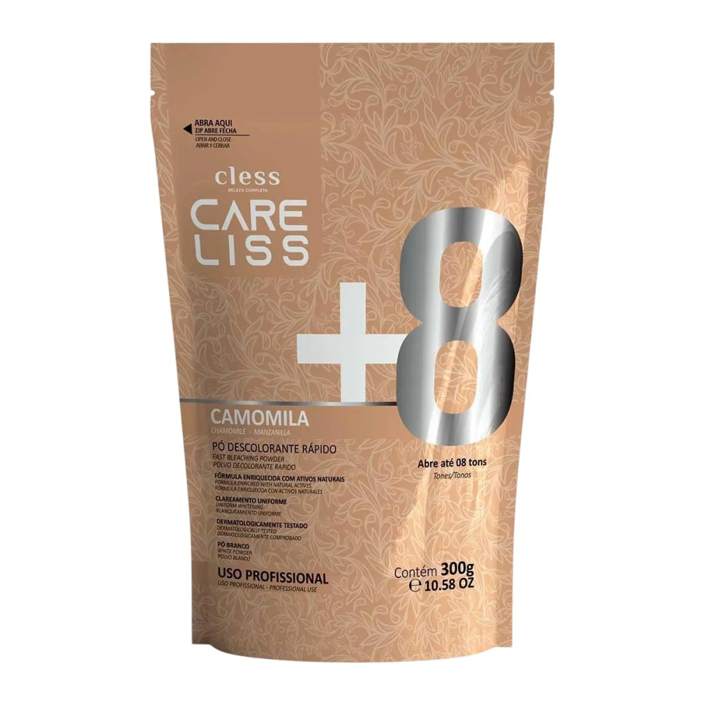Pó Descolorante Cless Care Liss Camomila Refil 300G