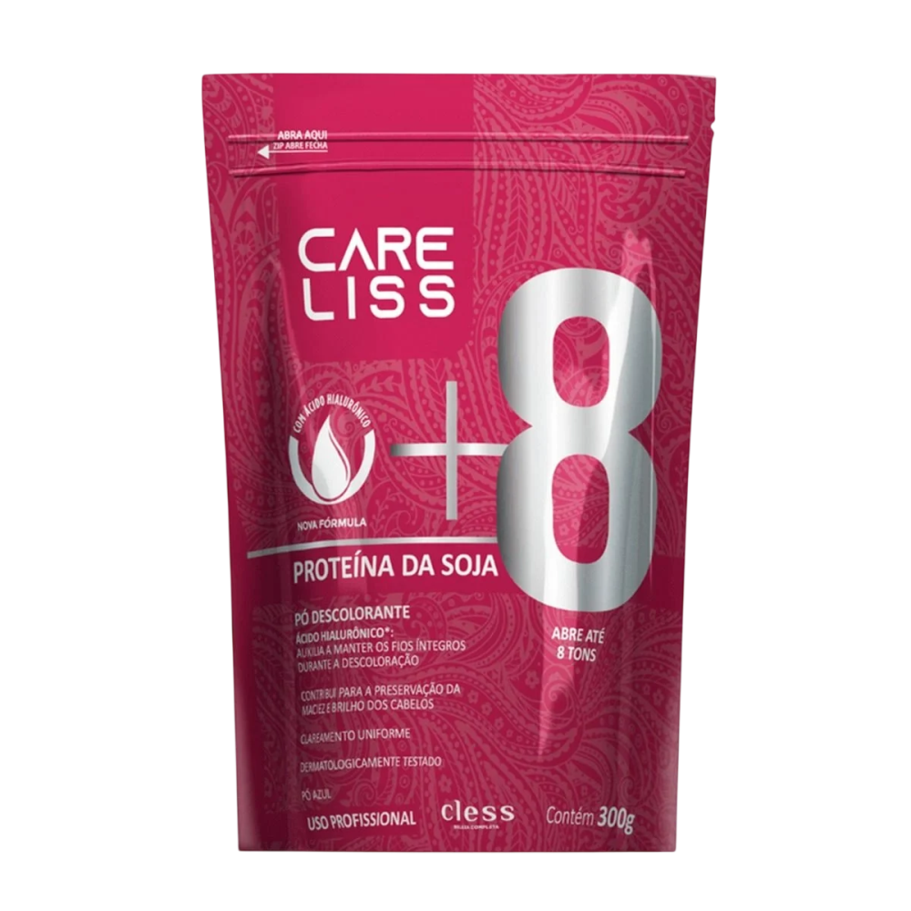 Pó Descolorante Cless Care Liss Proteína Da Soja Refil 300G