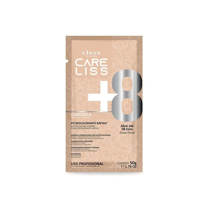 Pó Descolorante Cless Care Liss Camomila 50g