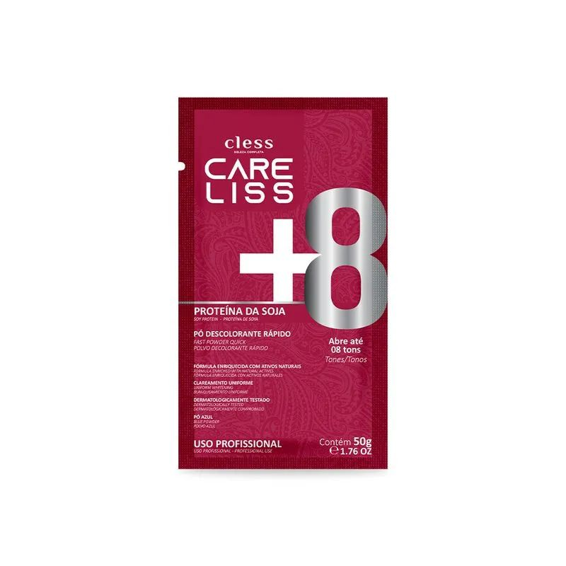 Pó Descolorante Cless Care Liss Proteína da Soja 50g