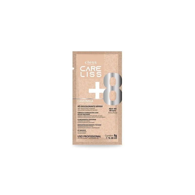 Pó Descolorante Cless Care Liss Camomila 8g