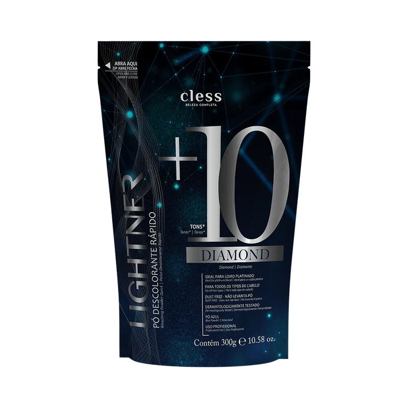 Pó Descolorante Cless Lightner Diamond Refil 300G