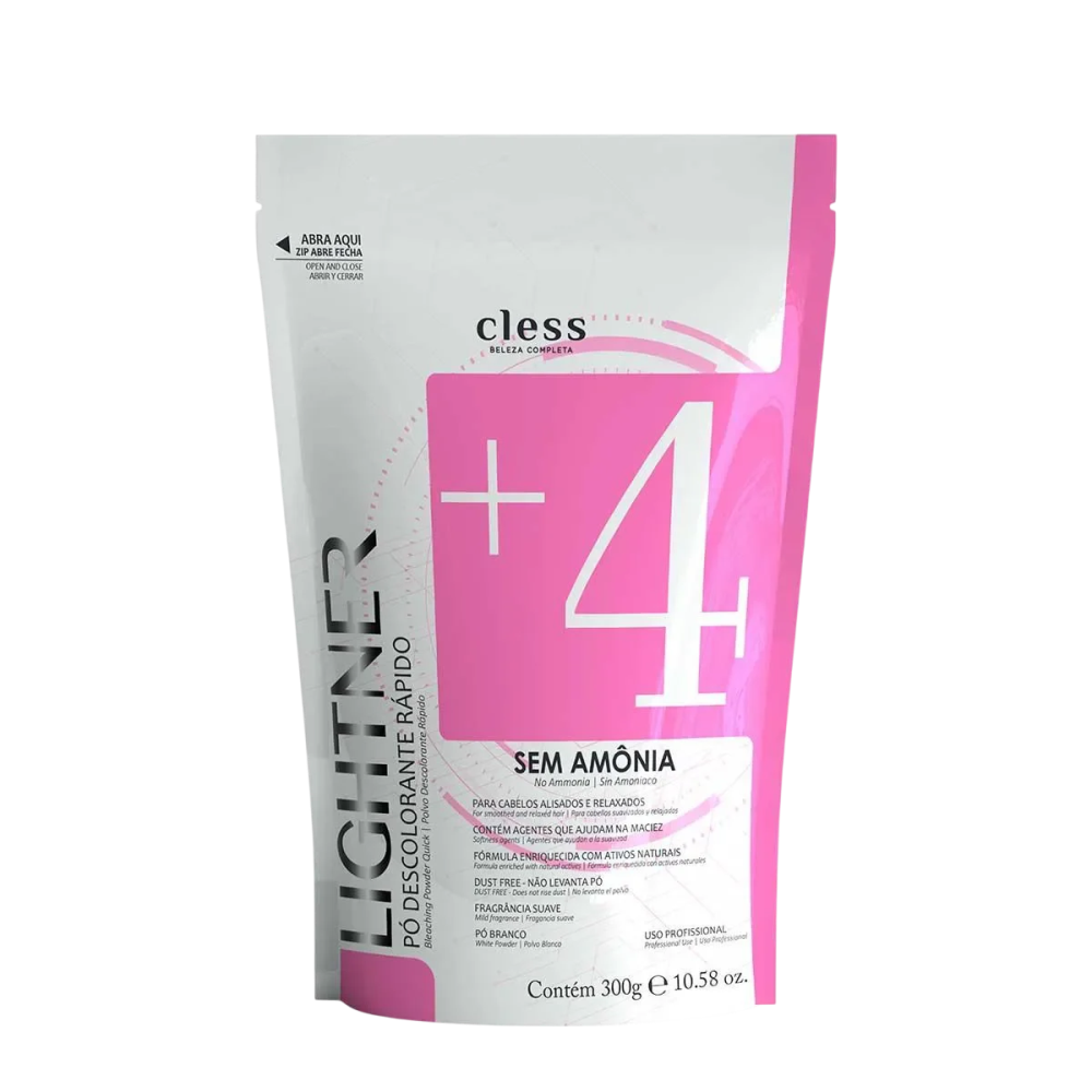 Refil Pó Descolorante Cless Lightner Sem Amônia 300G