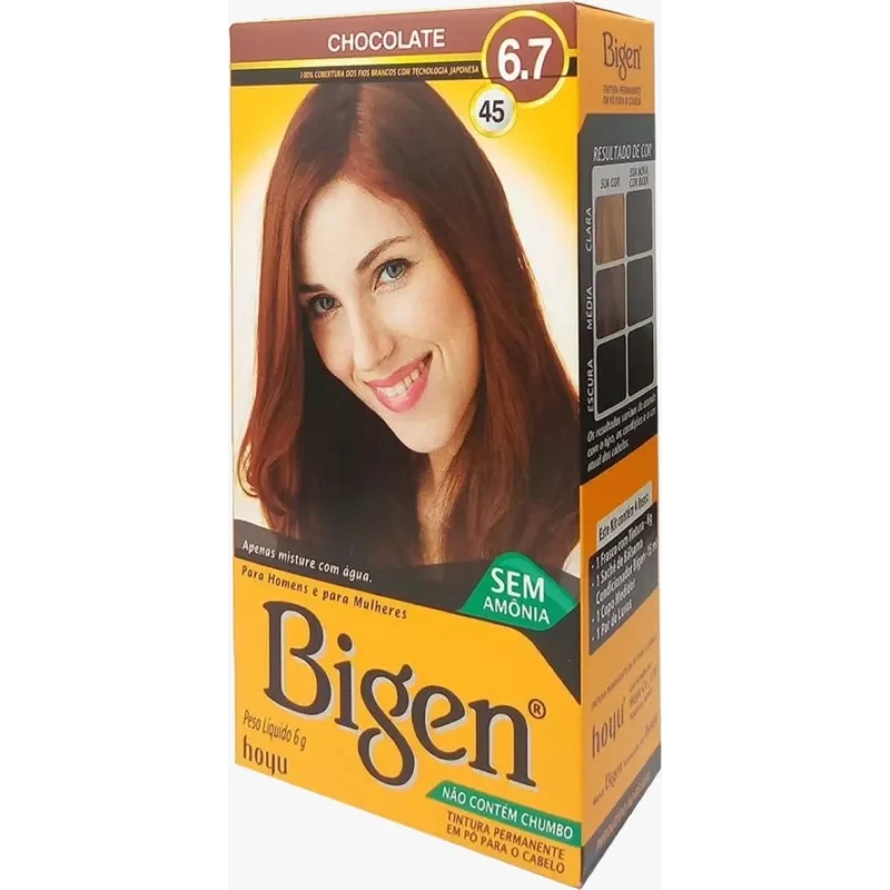 Tintura Cless Bigen 45 Chocolate 6.7