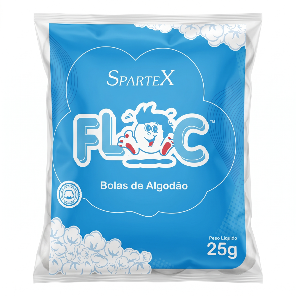Bolas De Algodão Spartex Floc 25G
