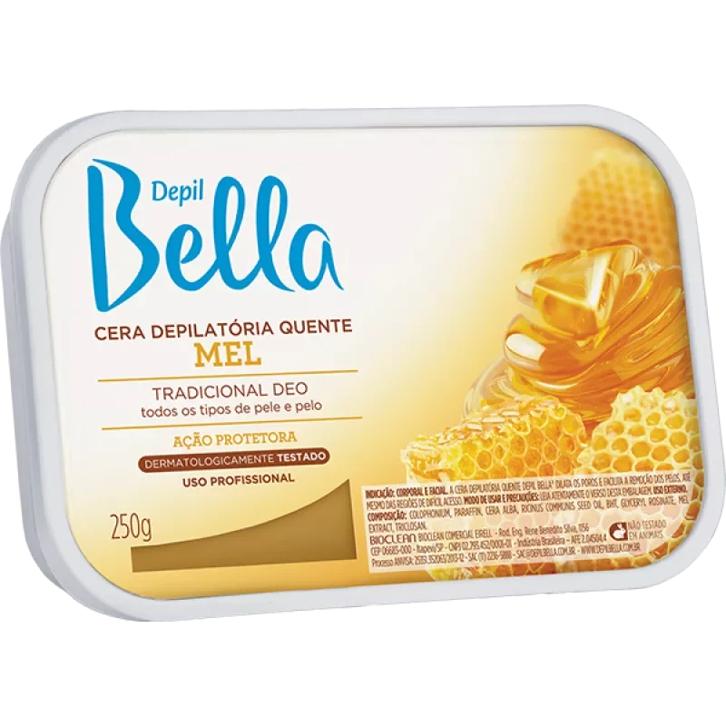 Cera Depilatória Depil Bella Quente Mel 250G