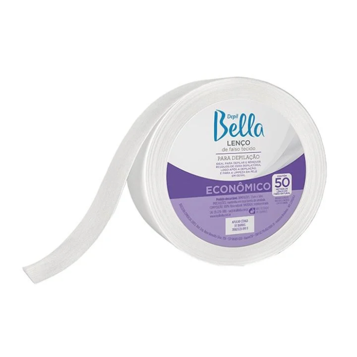 Rolo De Lenço Para Depilação Depil Bella 50 Metros