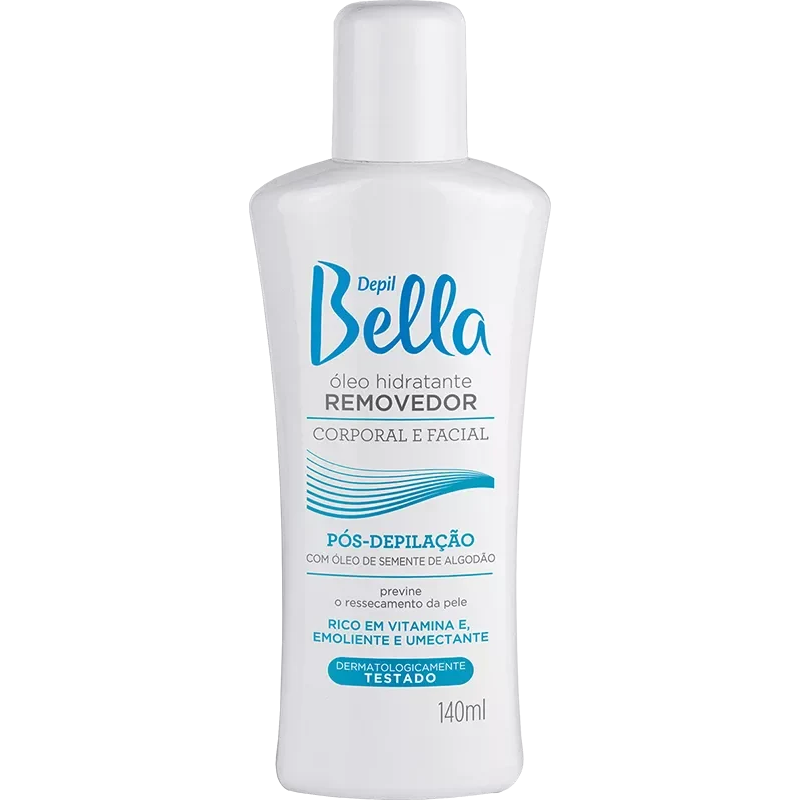 Óleo Hidratante Pós Depilação Depil Bella Com Óleo De Semente De Algodão 140ml