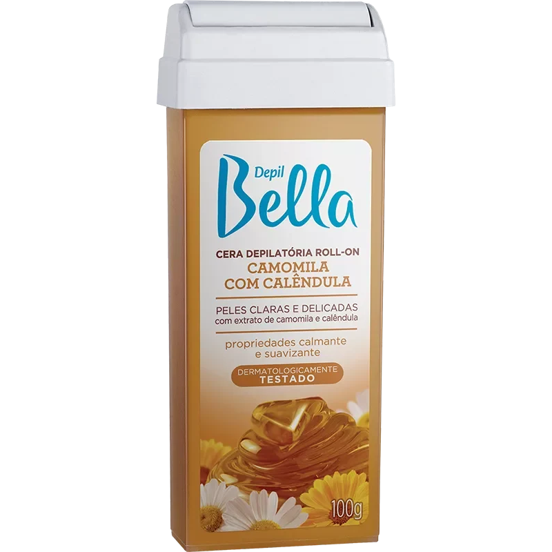 Refil Cera Depilatória Roll-On Depil Bella Camomila Com Calêndula 100G