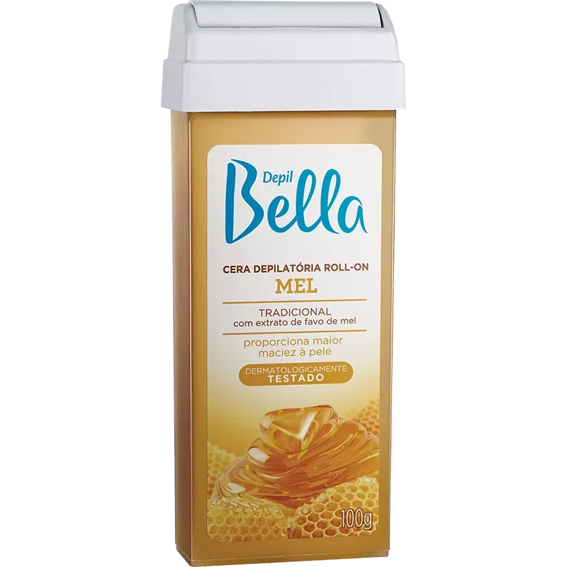 Refil Cera Depilatória Roll-On Depil Bella Mel 100G