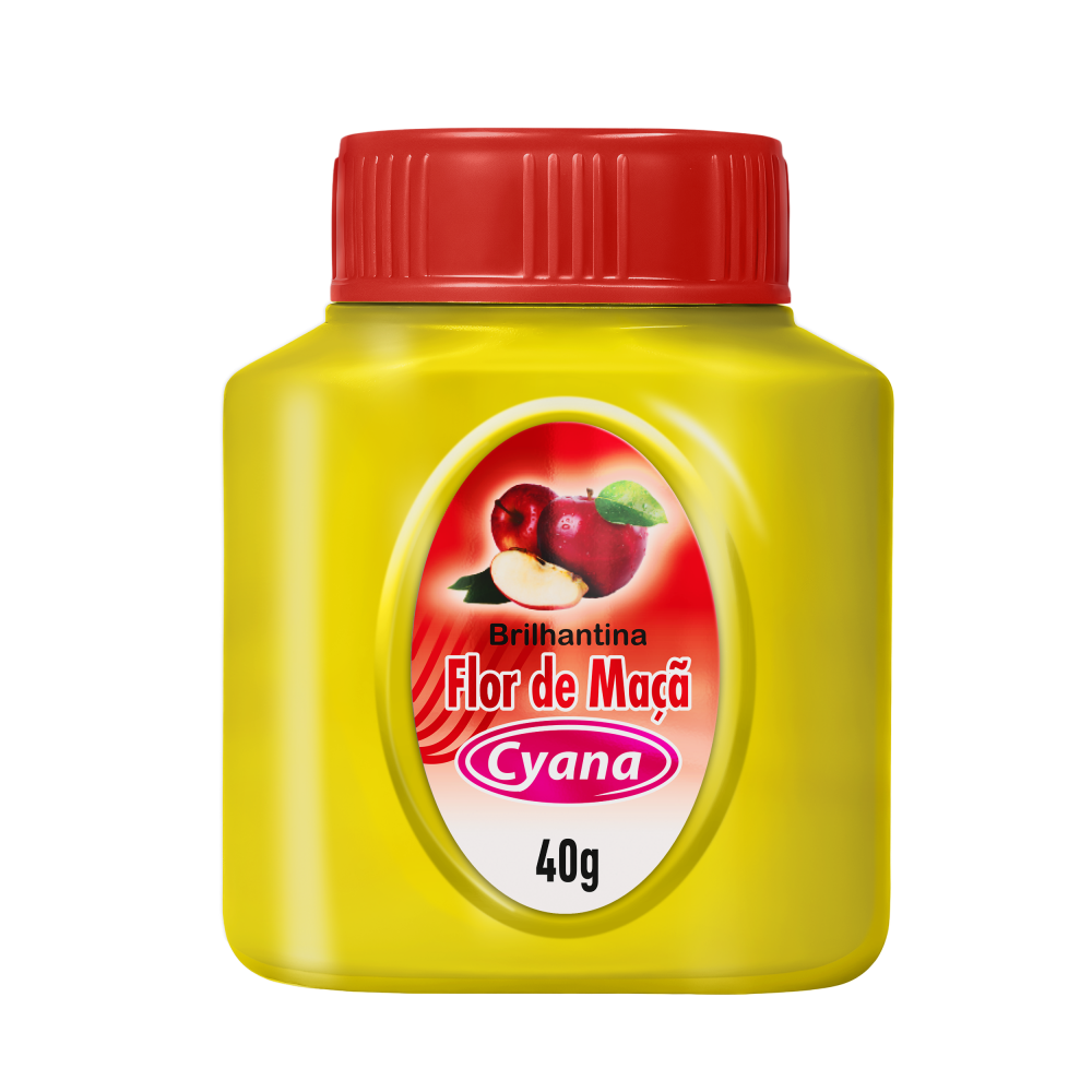 Brilhantina Liver Cyana Flor de Maçã 40g