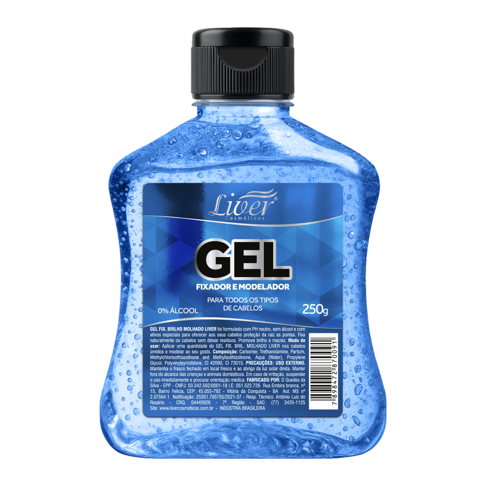 Gel Liver Vertical Flip-Top Azul 250g