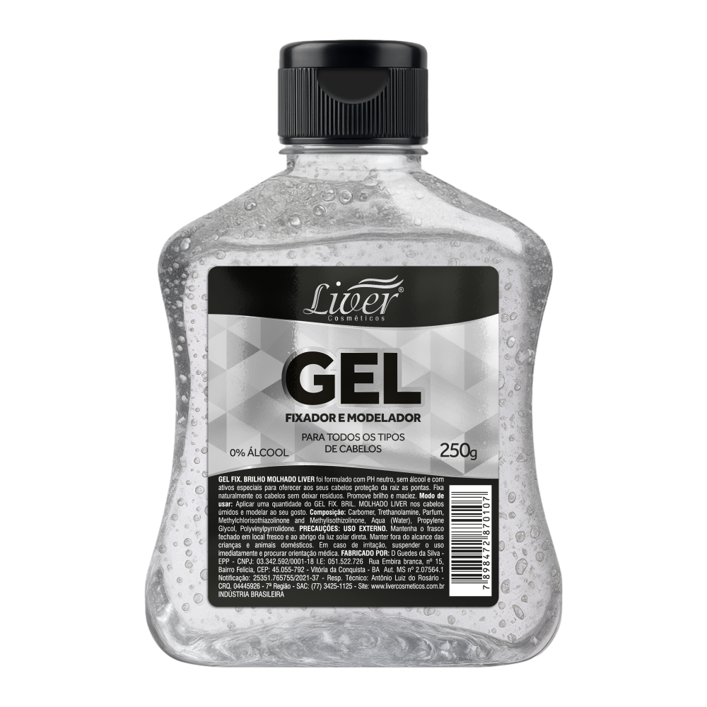 Gel Liver Vertical Flip-Top Incolor 250g