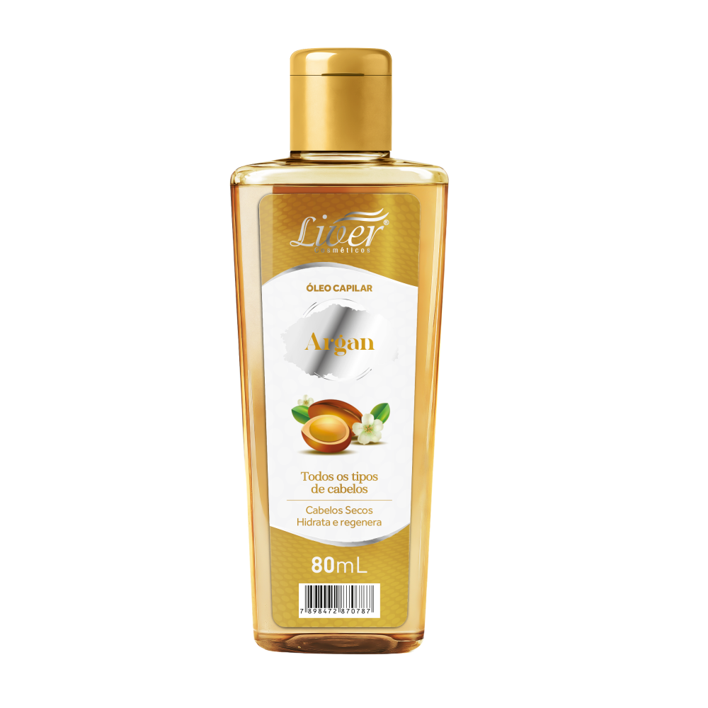Óleo Liver Capilar Argan 80ml