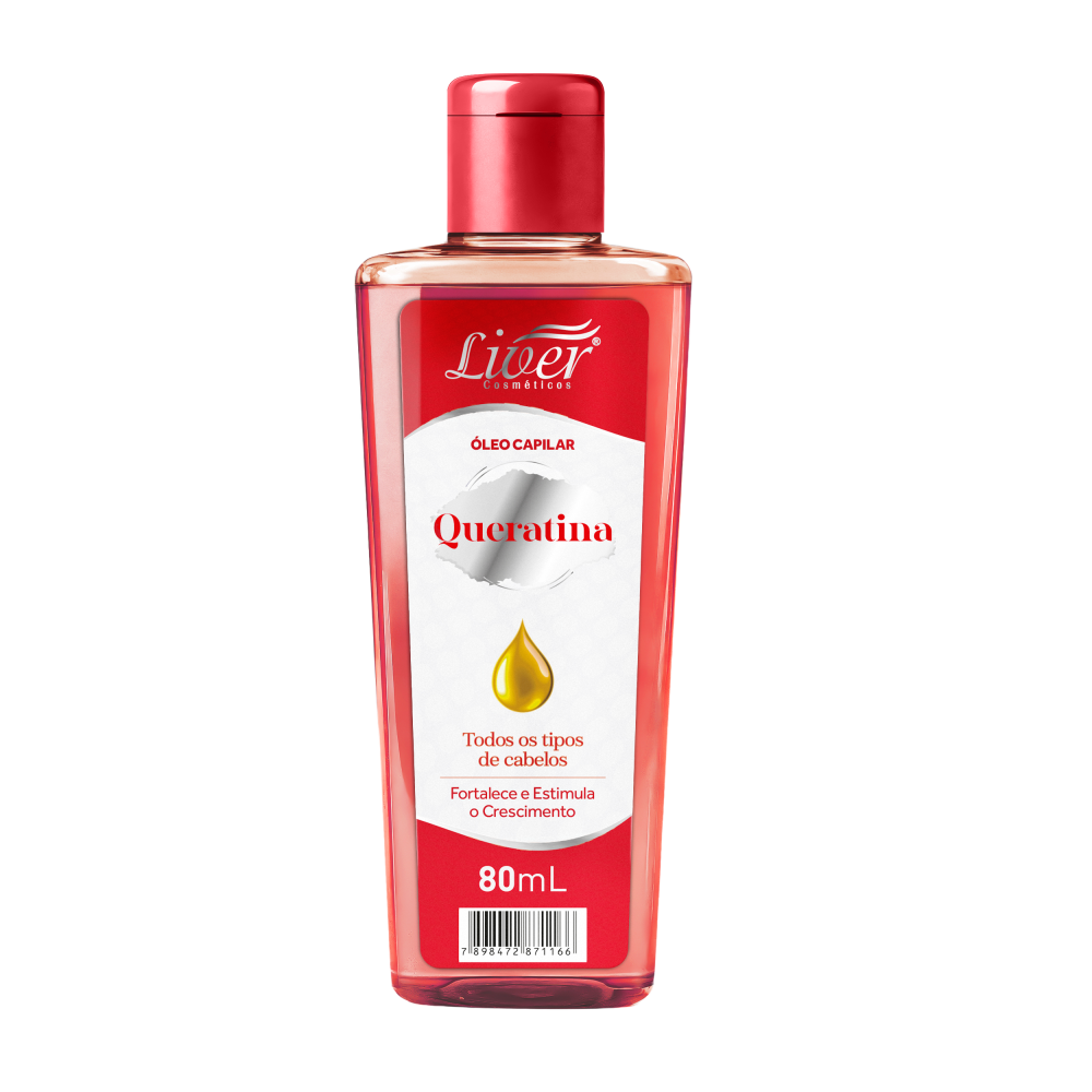 Óleo Liver Capilar Queratina 80ml