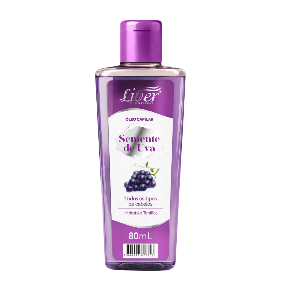 Óleo Liver Capilar Semente de Uva 80ml