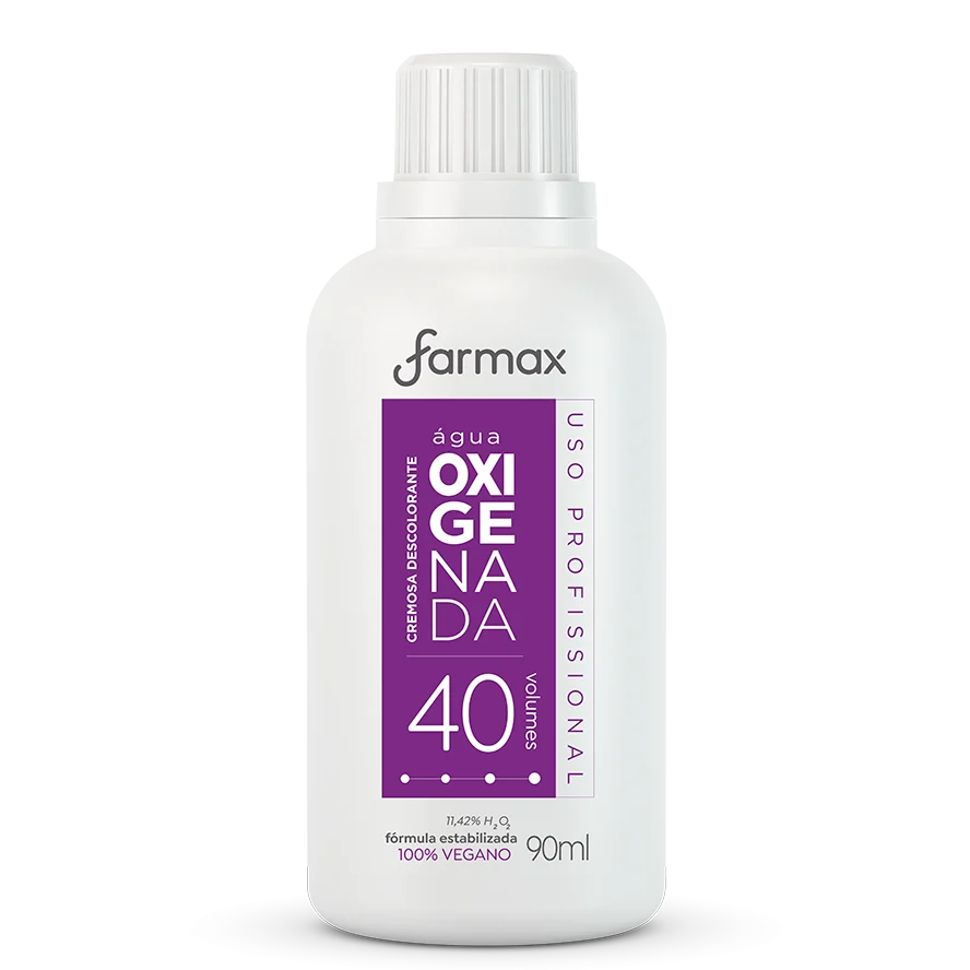 Água Oxigenada Cremosa Farmax 40 Volumes Descolorante 90ml